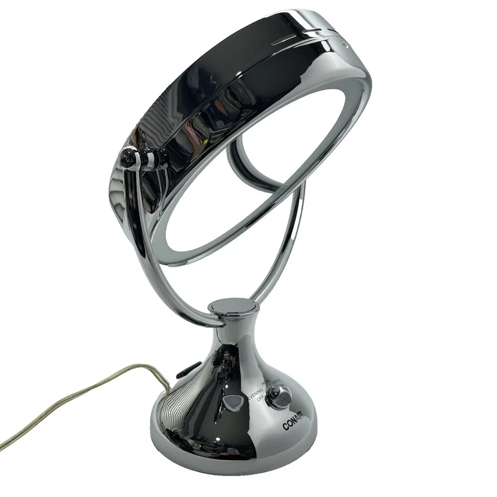Conair Lighted Double Sided Oval Bathroom Mirror BE18LC 1x and  5x Magnification